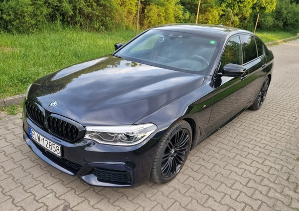 BMW Seria 5 cena 142900 przebieg: 125000, rok produkcji 2019 z Kcynia małe 596
